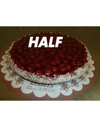 Kersenvlaai harde wener bodem half Kersenvlaai harde wener bodem half